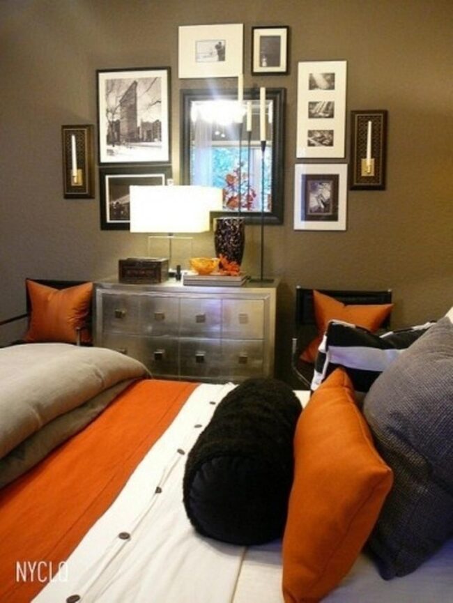 Orange Spark Bedroom
