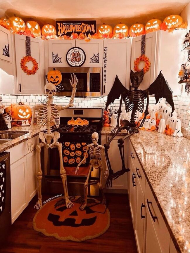 Haunting Orange Kitchen Spirits