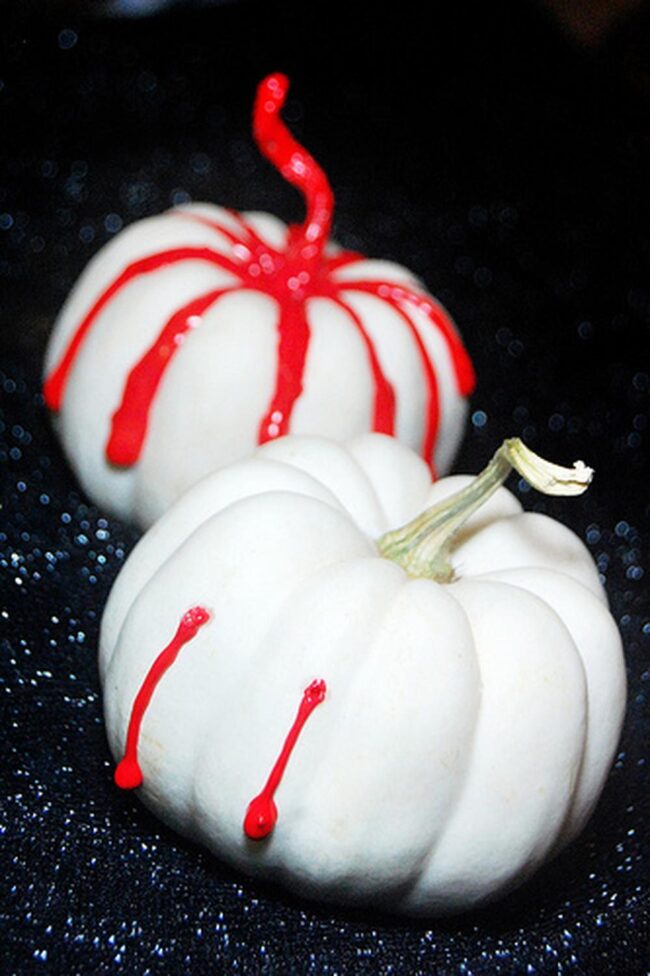 Crimson Drips Pumpkins