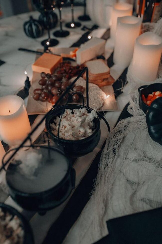 Candlelit Orange Popcorn