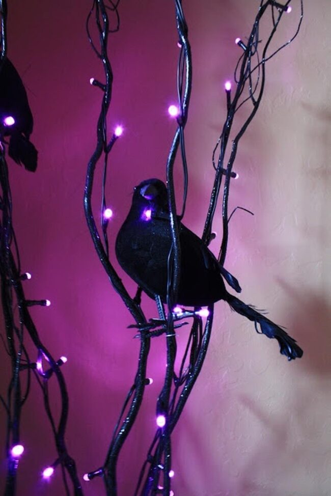 Purple Branch Lighting