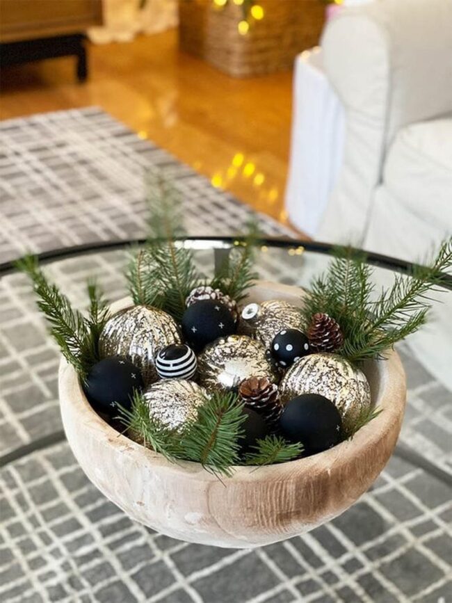 Golden Pine Spheres