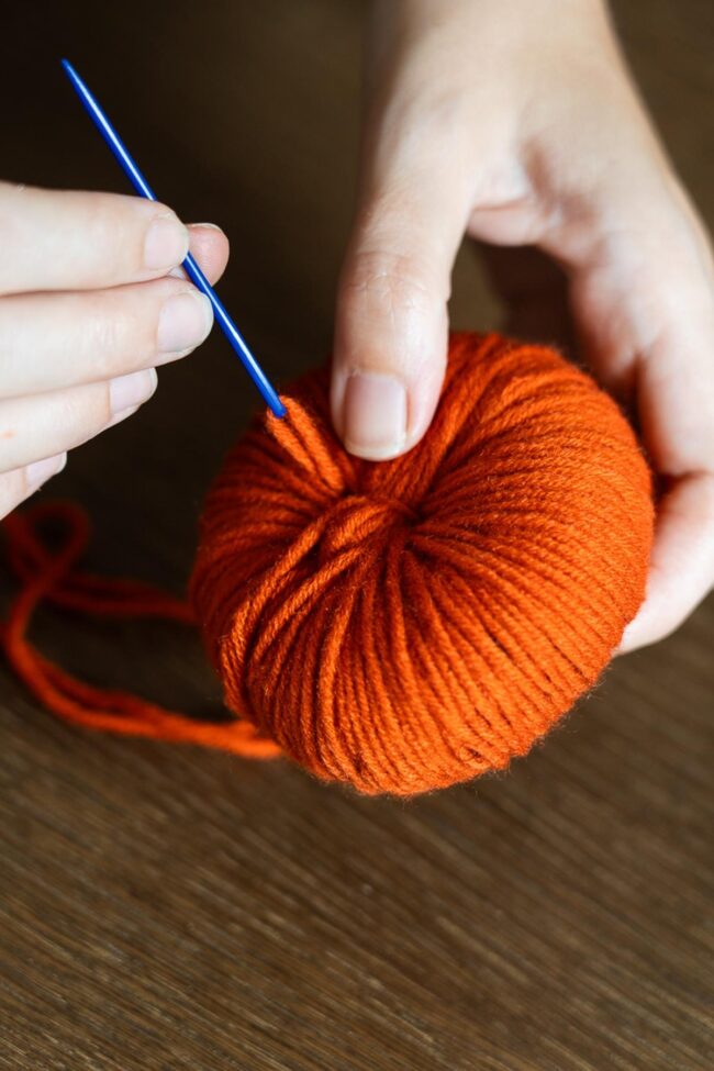 Orange Wool Dancing