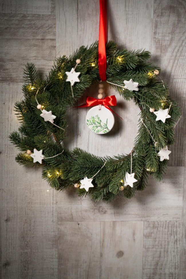 Green Pine Festive Circle