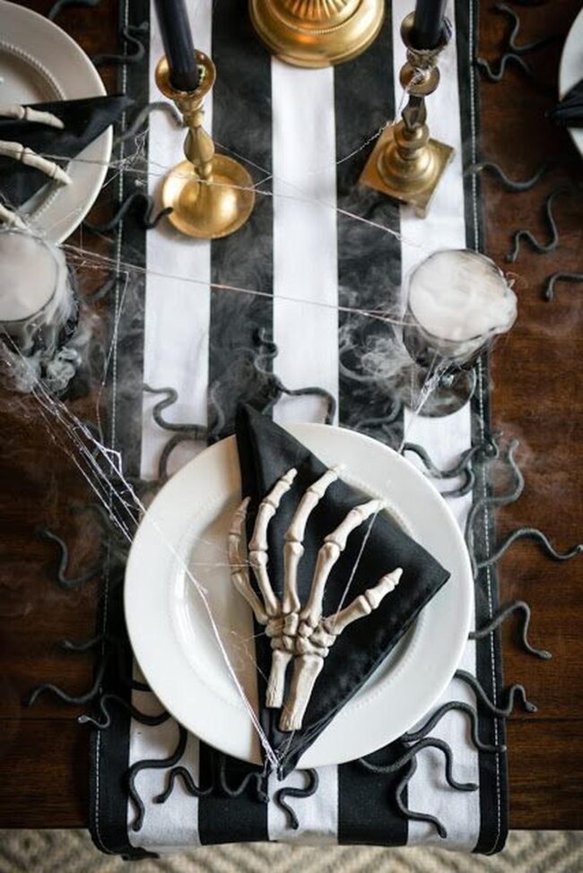 Striped Skeleton Dining
