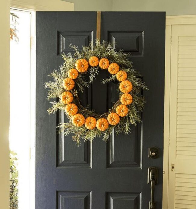 Blue Autumn Entrance