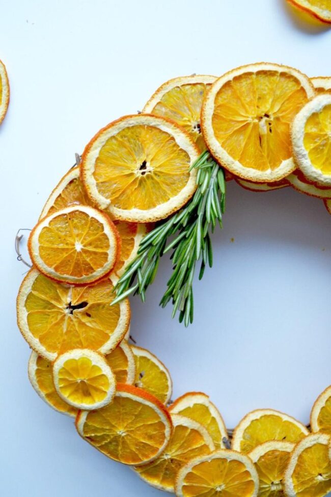 Orange Citrus Wreath