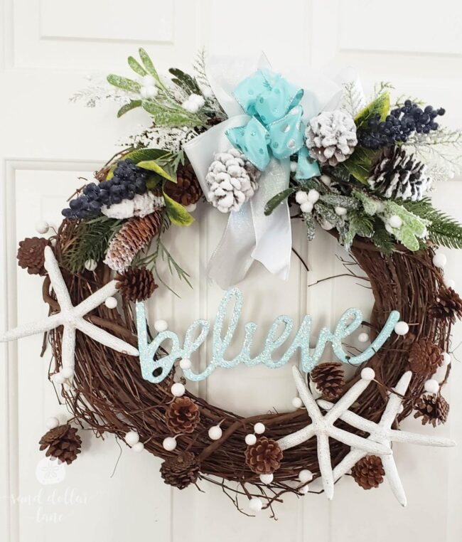 Coastal Winter Wreath