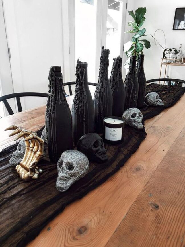 Black Bottles Melting
