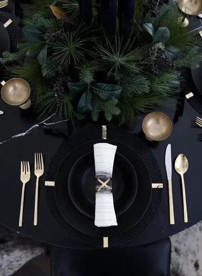 Black Gold Dining Symphony