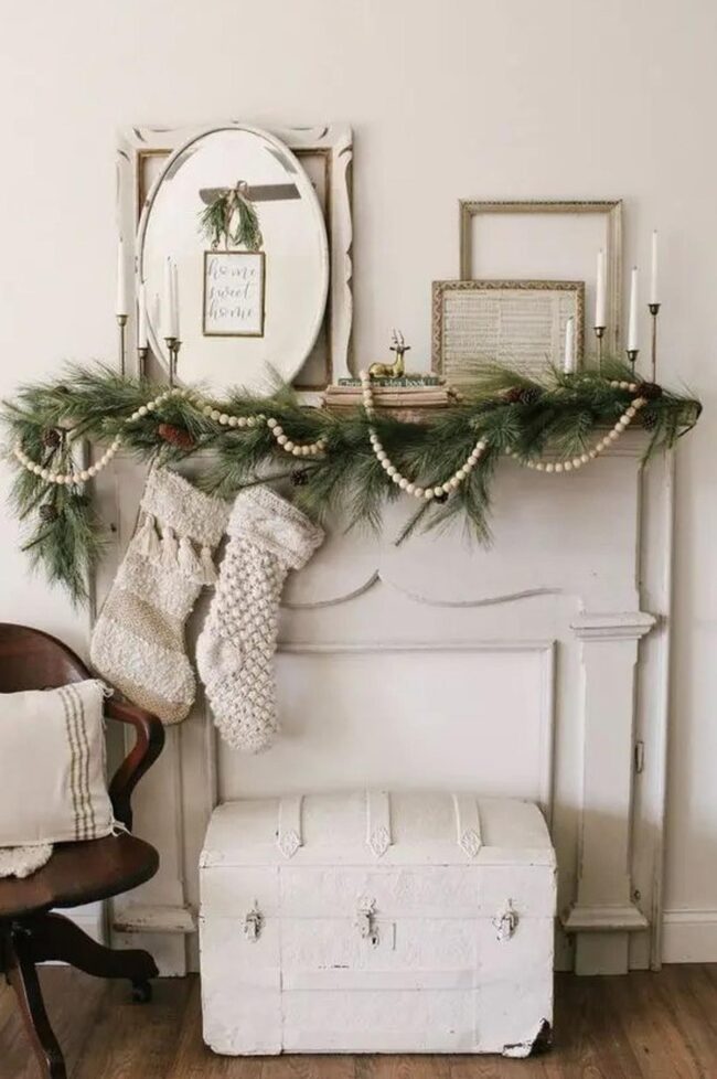 Pine Bead Mantel