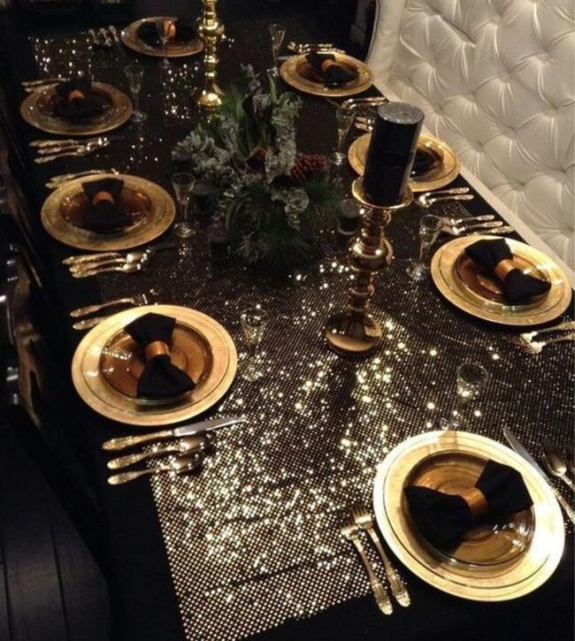 Gold Noir Dining