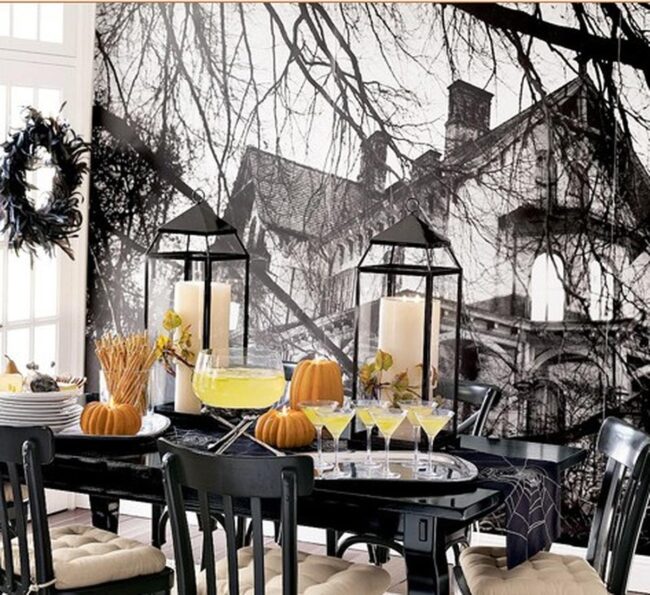 Midnight Spiderweb Dining