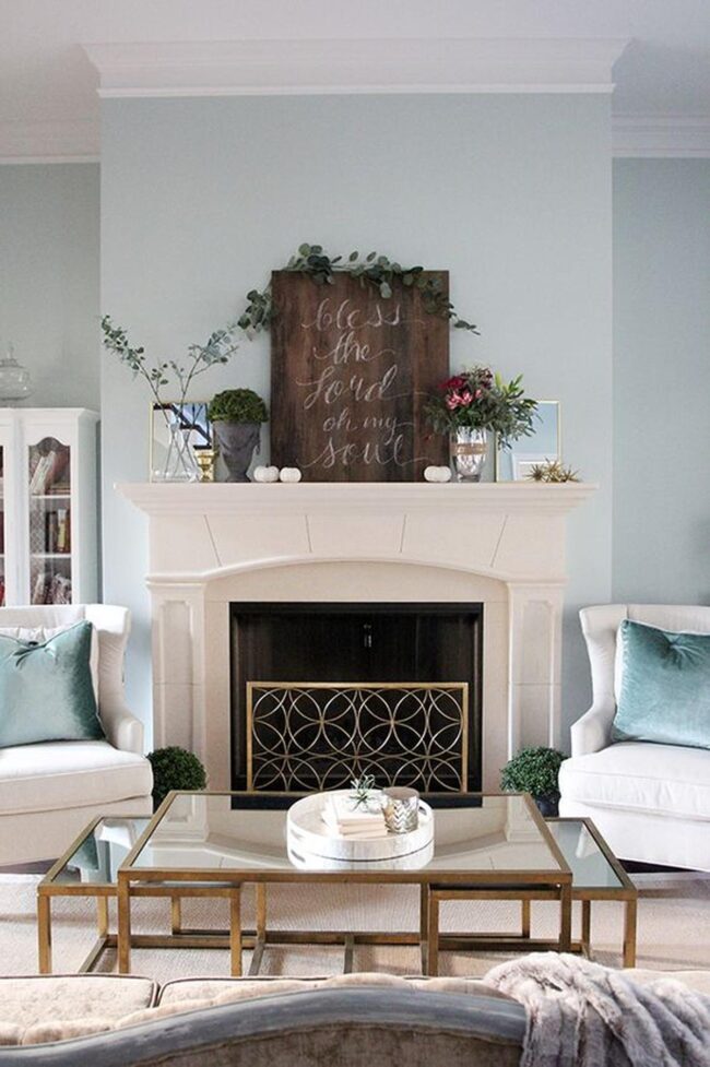 Blue Gold Reflections