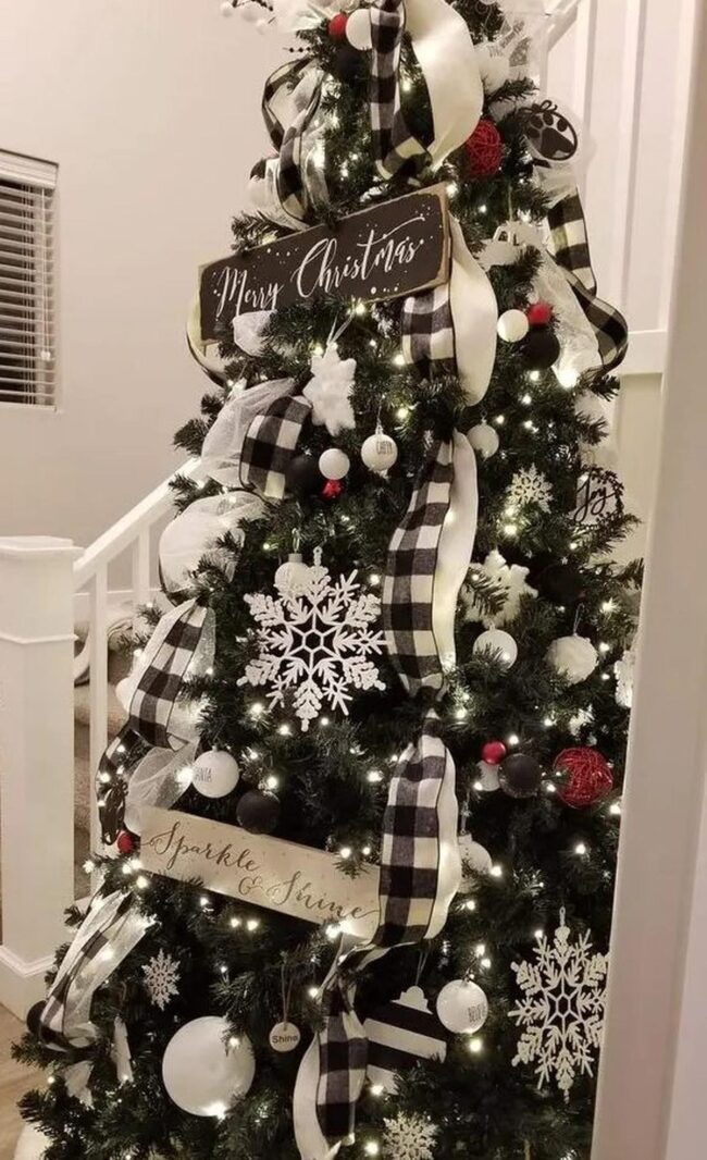 Black White Christmas