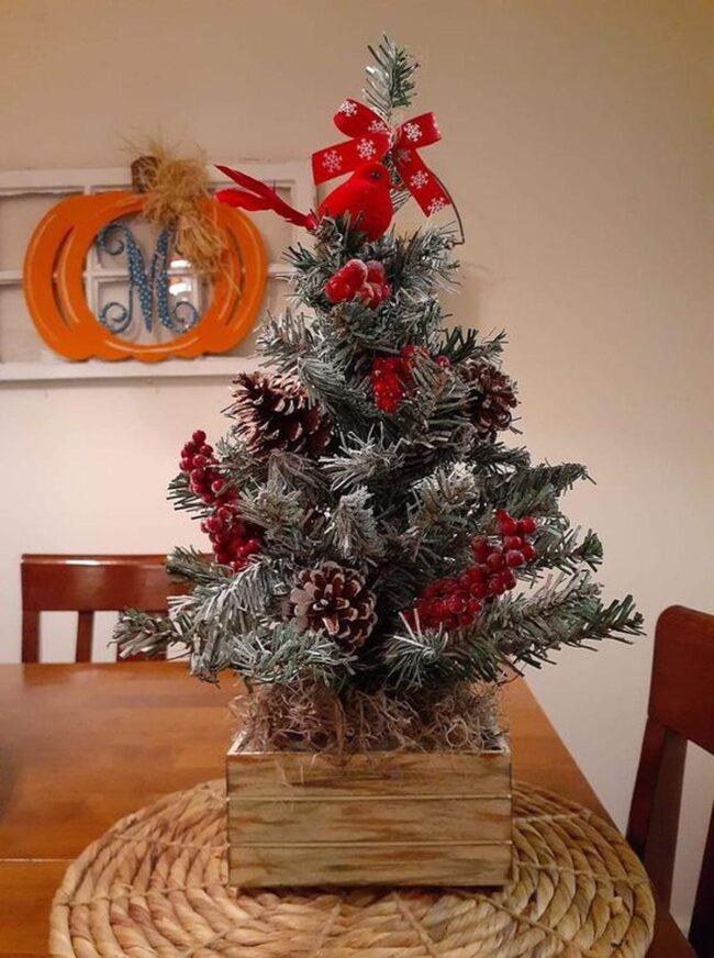 Wooden Christmas Storytelling Surfaces