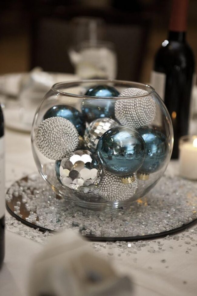 Sapphire Crystal Centerpiece