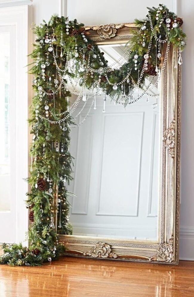 Silver Pine Mirror