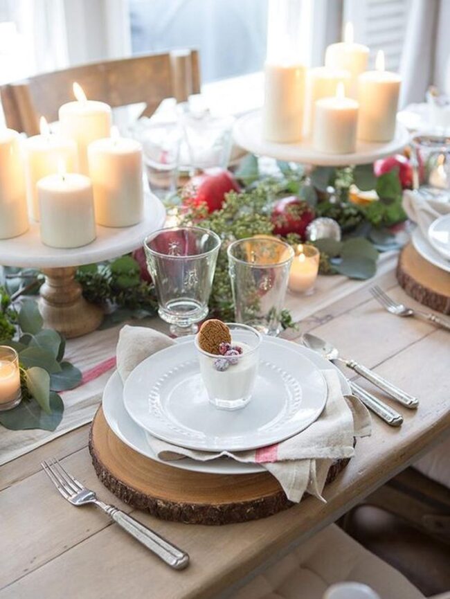 Natural Slice Tablescape