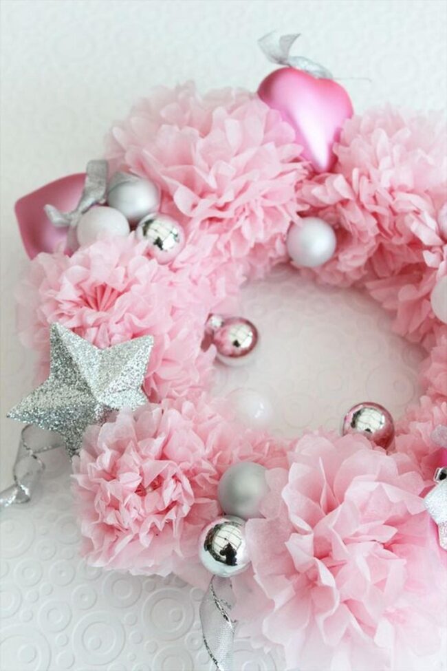 Pink Metallic Blooms