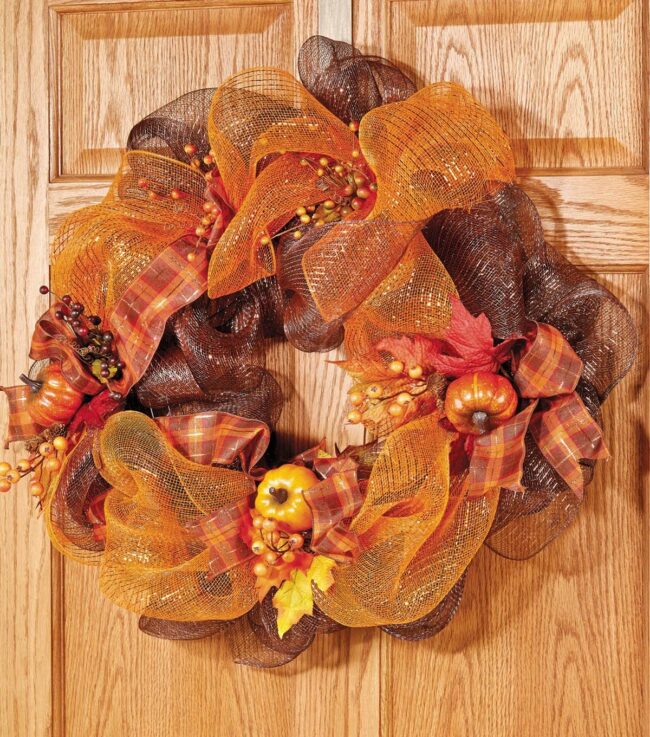 Burnt Orange Harvest Swirl