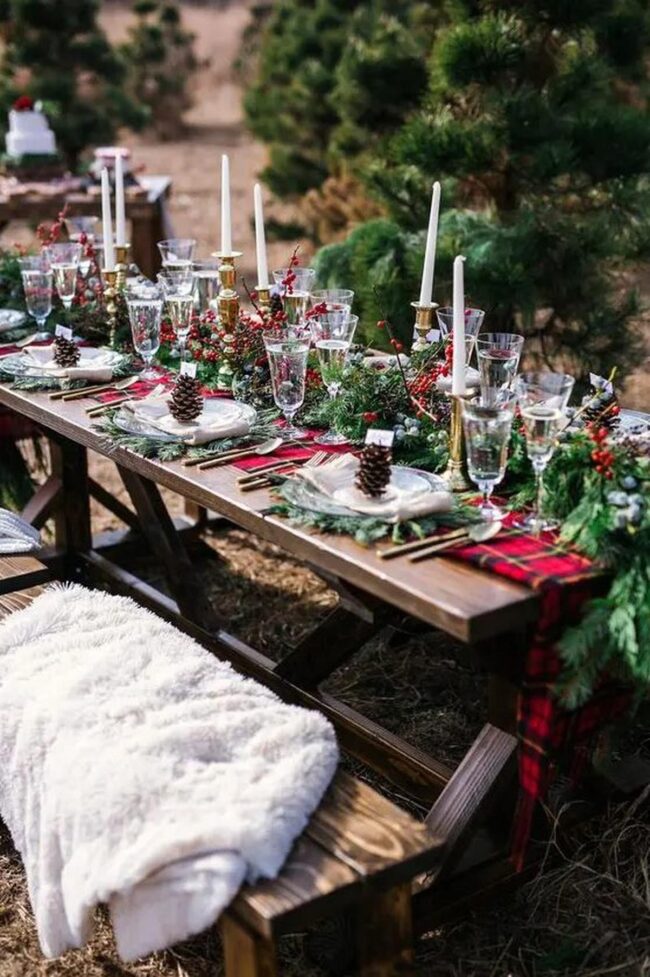 Scarlet Plaid Winter