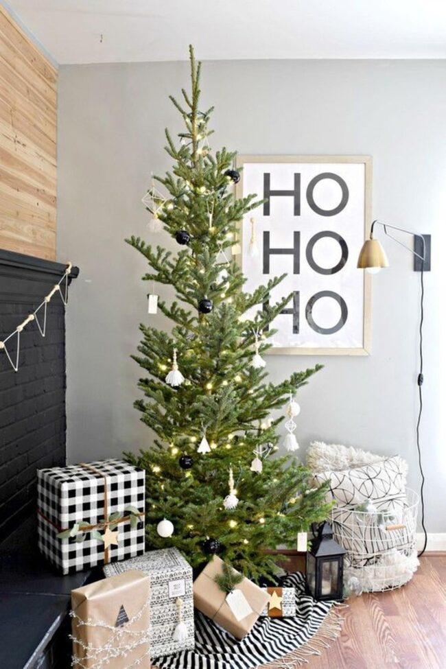 Black White Holiday Elegance