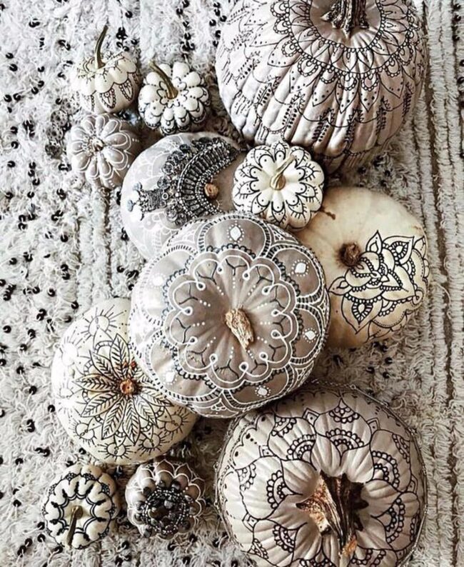 Lace Pumpkin Poetry