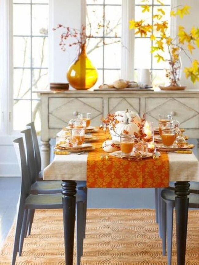 Autumn Orange Table Dance