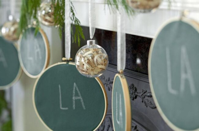 Green Chalkboard Circular Art