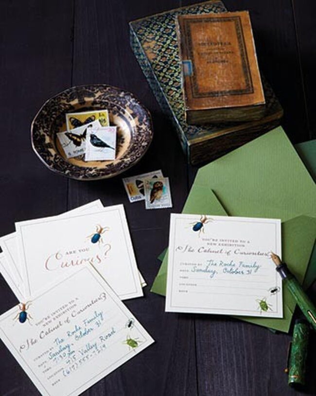 Green Bug Stationery Ensemble