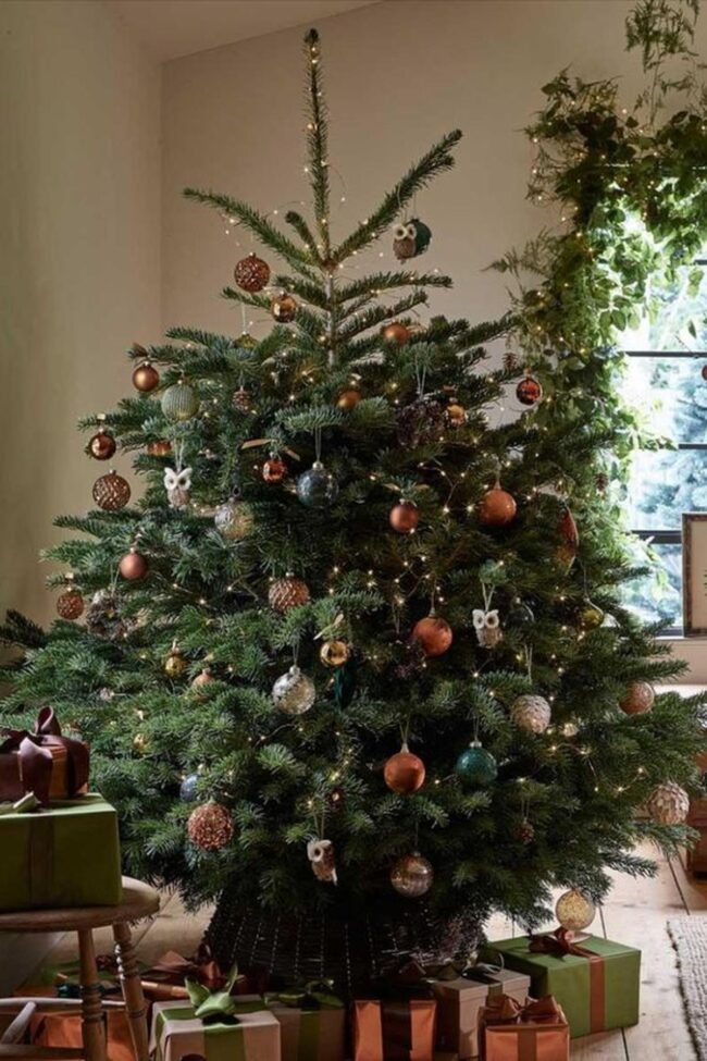 Golden Owl Christmas