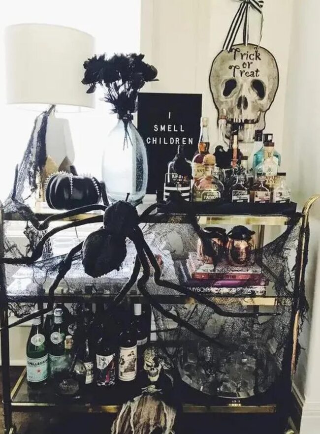 Spooky Gold Webs Whisper