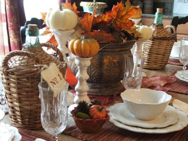 Copper Autumn Centerpiece