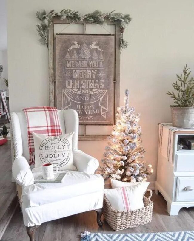 Festive Cozy Woodland Corner