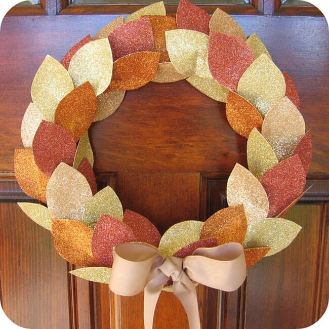 Metallic Autumn Wreaths