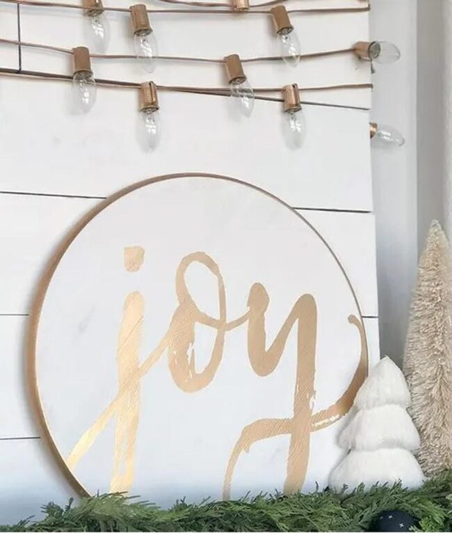 Golden Winter Sparkles