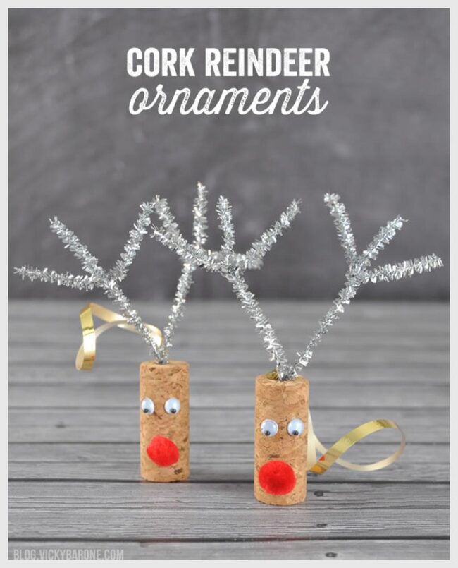 Sparkling Cork Reindeer Friends