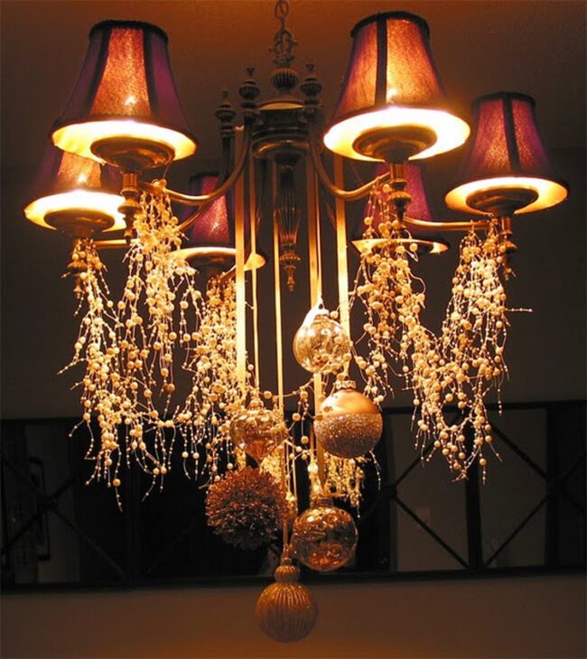 Golden Chandelier Whispers