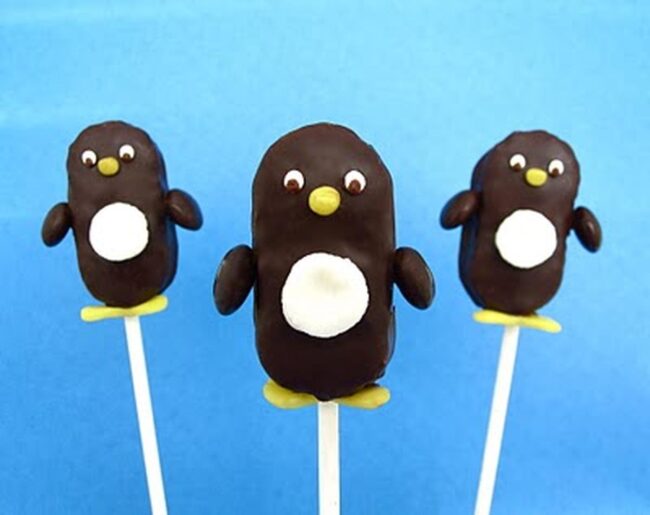 Chocolate Penguin Pops