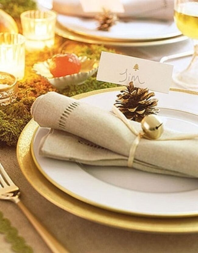 Golden Woodland Table