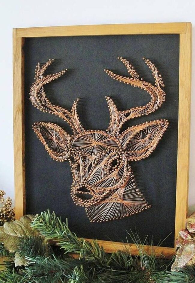 Copper Wires Dancing Deer