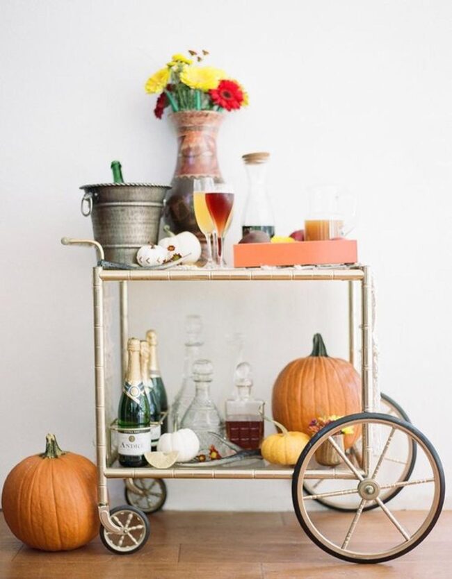 Amber Autumn Glassware