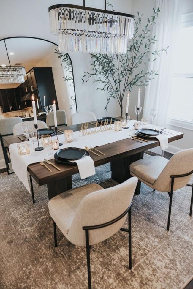 Wooden Table Neutral Whispers