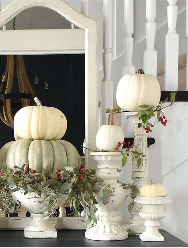 Autumn White Pumpkins