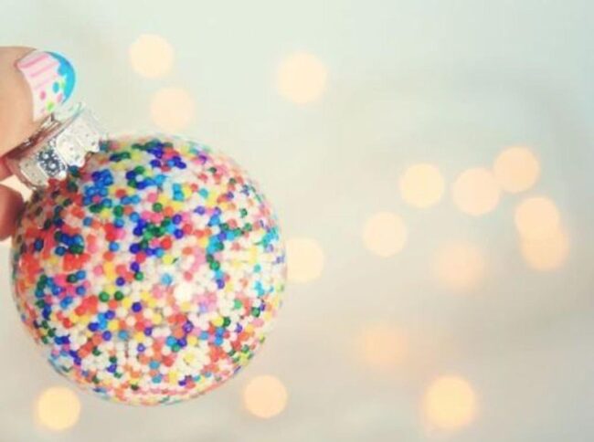 Sparkling Glass Spheres