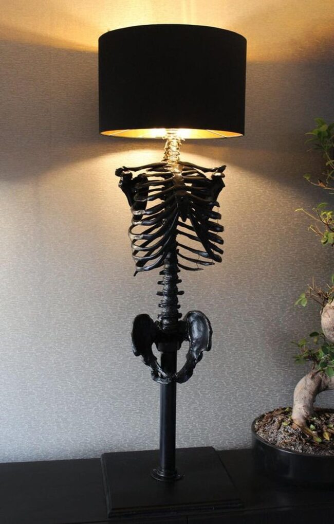 Skeletal Luminous Sculpture