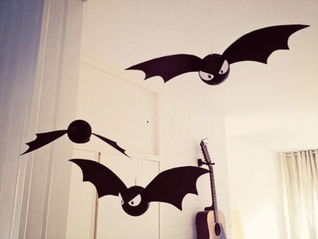 Dark Bat Silhouettes Dance
