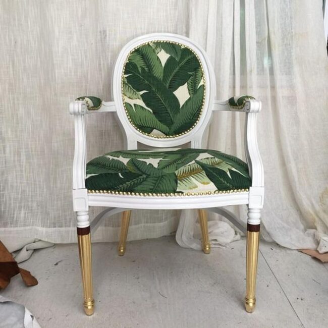 Gold-Green Chair Symphony