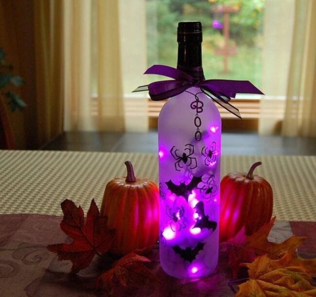 Purple Bottle Shadows